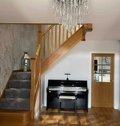Peter's new stairs gallery